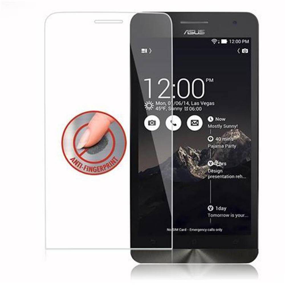 Cadorabo Panzer Folie für Asus ZenFone 6 Schutzfolie in Transparent Gehärtetes Tempered Display-Schutzglas