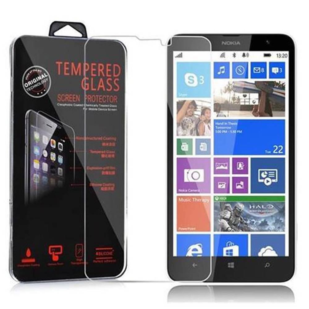 Cadorabo Panzer Folie für Nokia Lumia 1320 Schutzfolie in Transparent Gehärtetes Tempered Display-Schutzglas