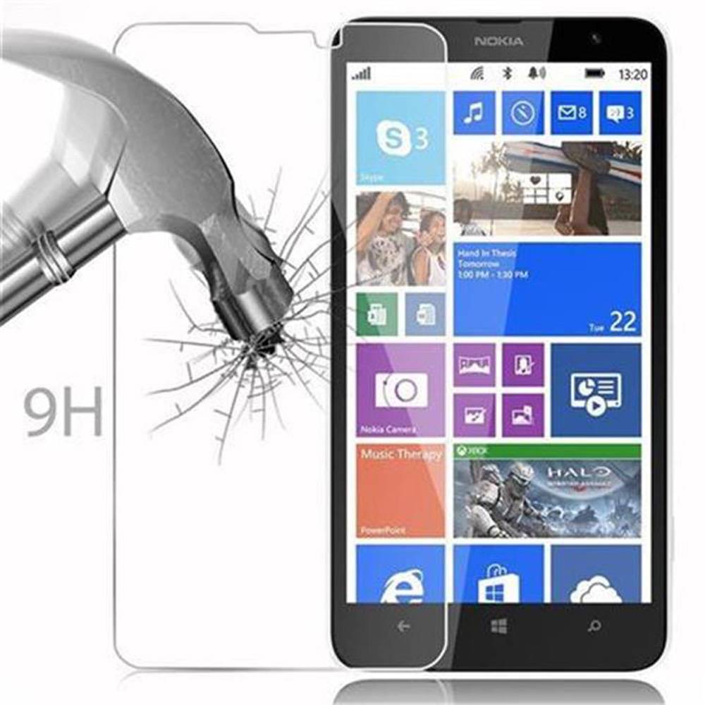 Cadorabo Panzer Folie für Nokia Lumia 1320 Schutzfolie in Transparent Gehärtetes Tempered Display-Schutzglas