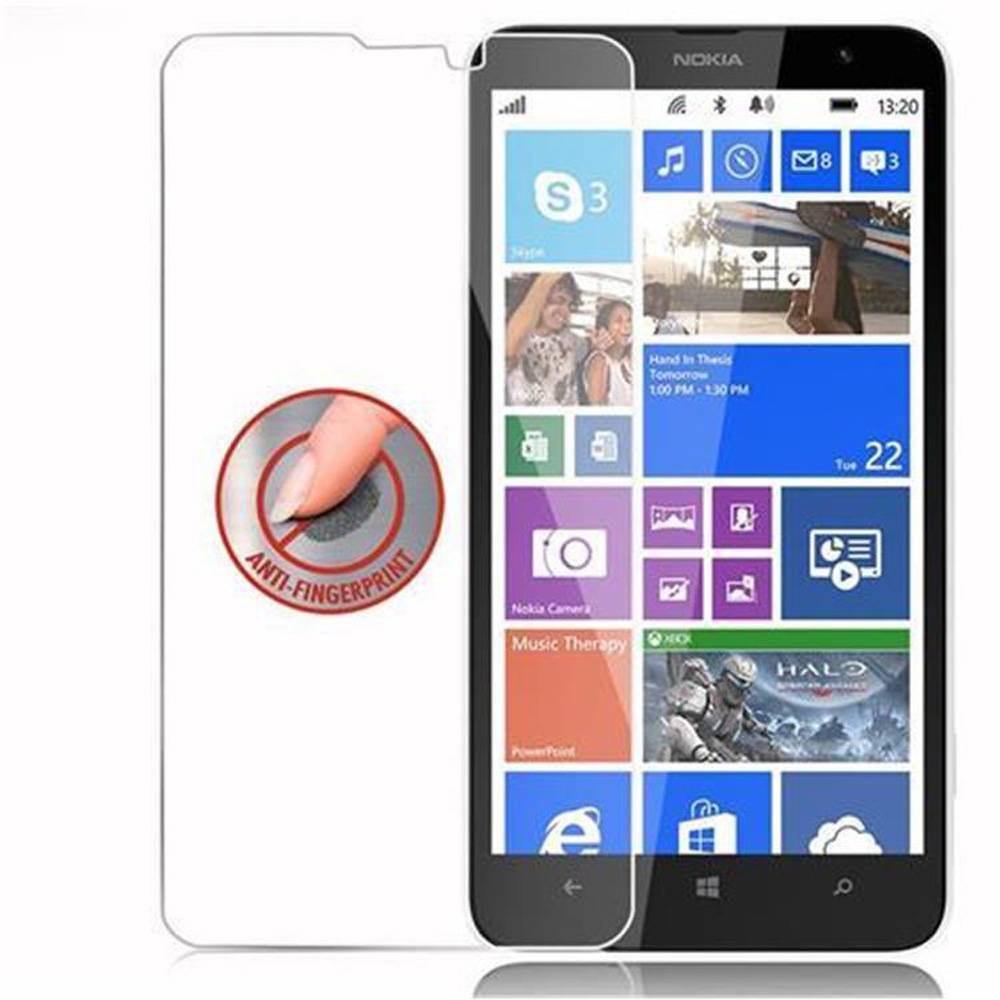 Cadorabo Panzer Folie für Nokia Lumia 1320 Schutzfolie in Transparent Gehärtetes Tempered Display-Schutzglas