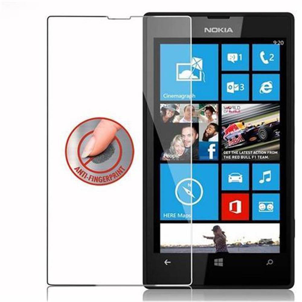 Cadorabo Panzer Folie für Nokia Lumia 520 / 521 Schutzfolie in Transparent Gehärtetes Tempered Display-Schutzglas