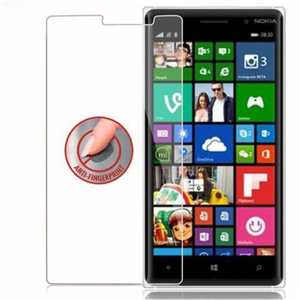Cadorabo Panzer Folie für Nokia Lumia 830 Schutzfolie in Transparent Gehärtetes Tempered Display-Schutzglas