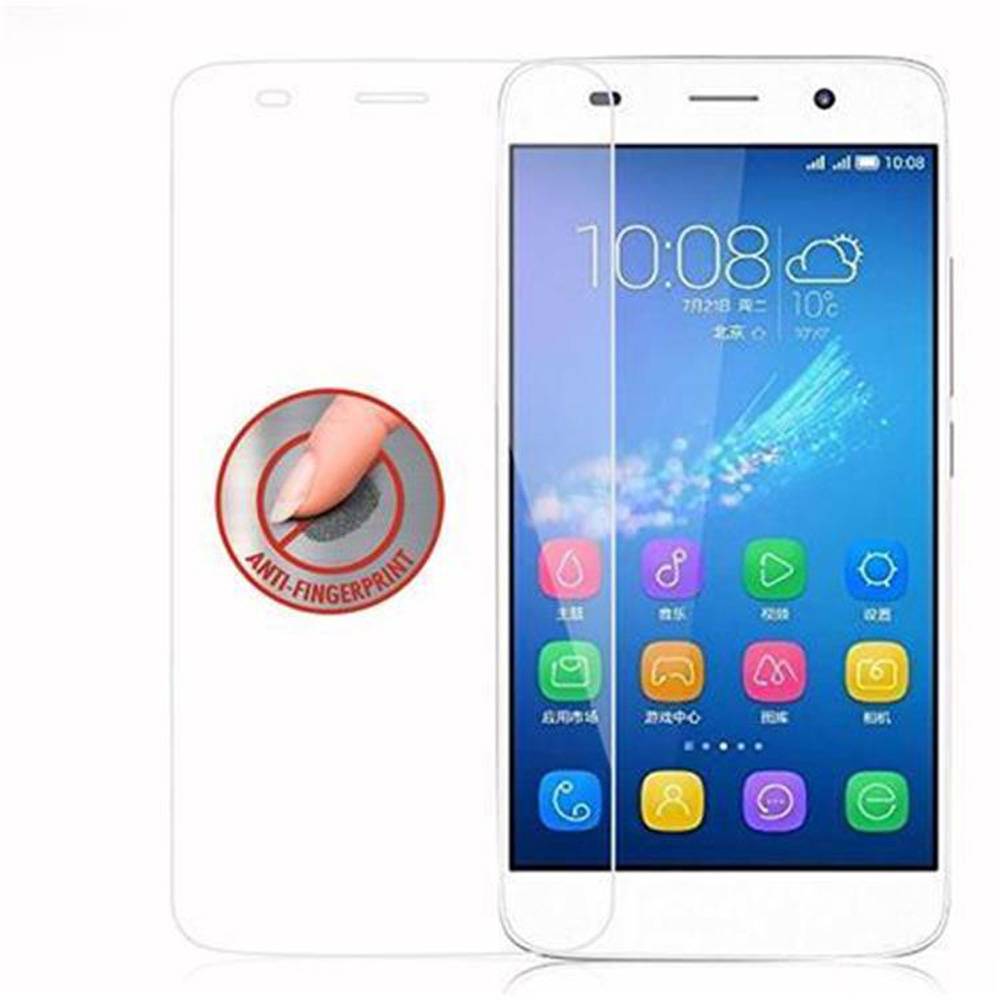 Cadorabo Panzer Folie für Honor 4A / Y6 Schutzfolie in Transparent Gehärtetes Tempered Display-Schutzglas