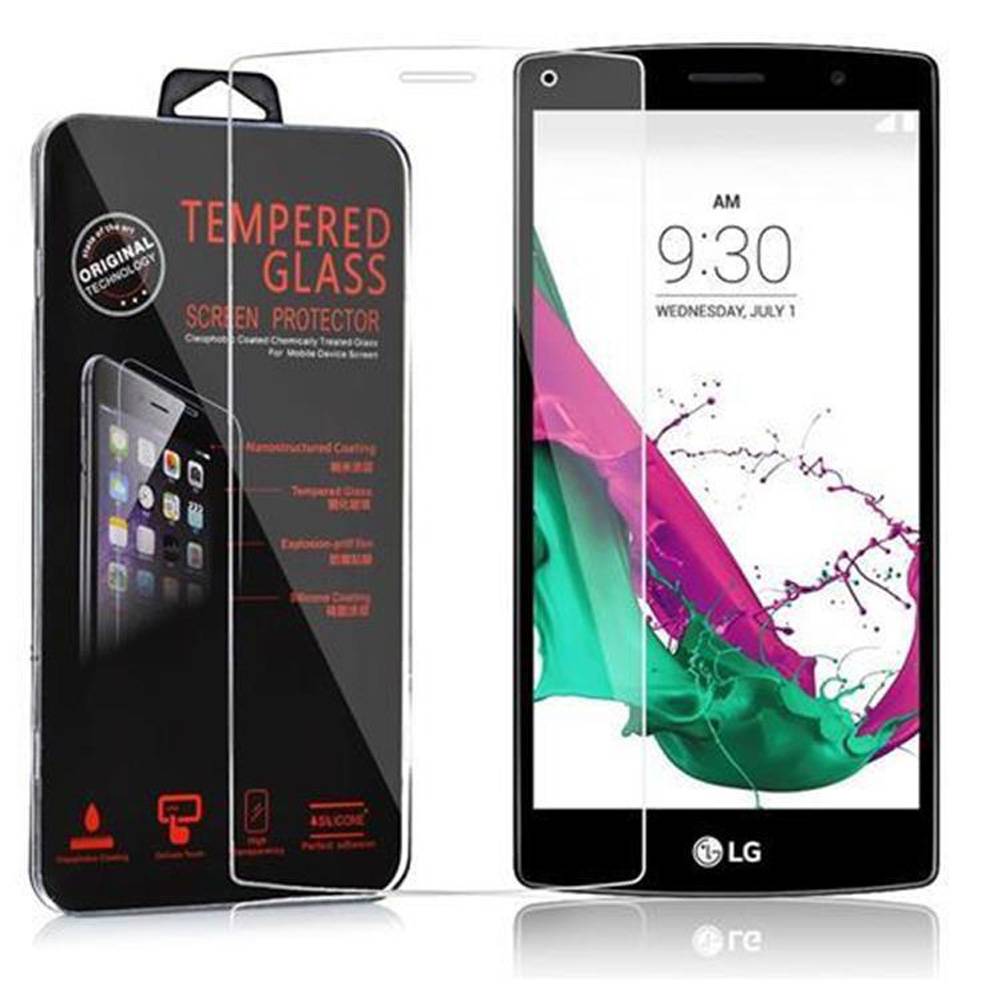 Cadorabo Panzer Folie für LG G4s Schutzfolie in Transparent Gehärtetes Tempered Display-Schutzglas