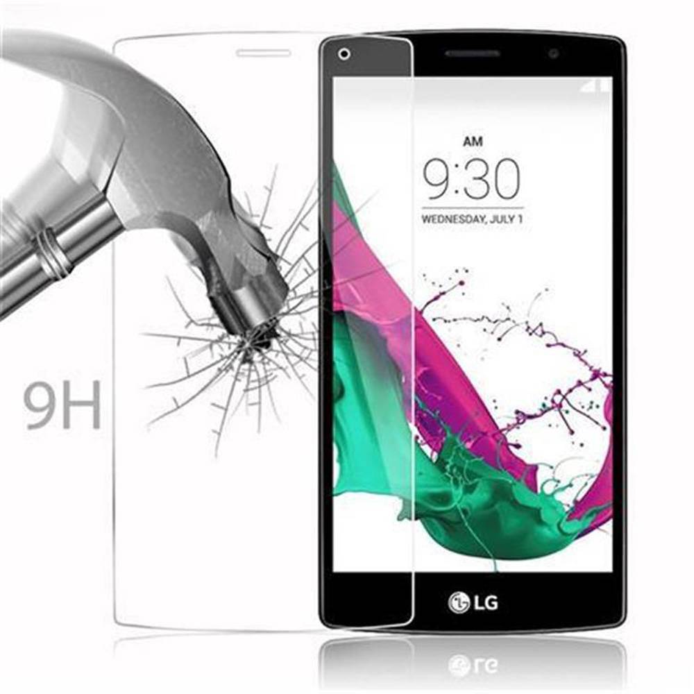 Cadorabo Panzer Folie für LG G4s Schutzfolie in Transparent Gehärtetes Tempered Display-Schutzglas