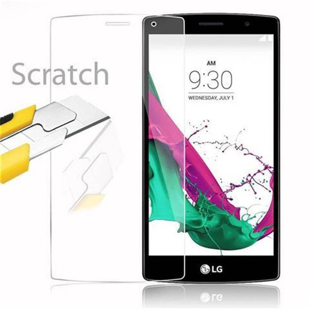 Cadorabo Panzer Folie für LG G4s Schutzfolie in Transparent Gehärtetes Tempered Display-Schutzglas