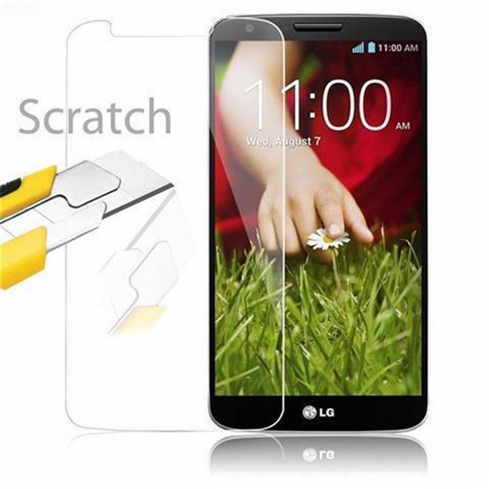 Cadorabo Panzer Folie für LG G2 MINI Schutzfolie in Transparent Gehärtetes Tempered Display-Schutzglas