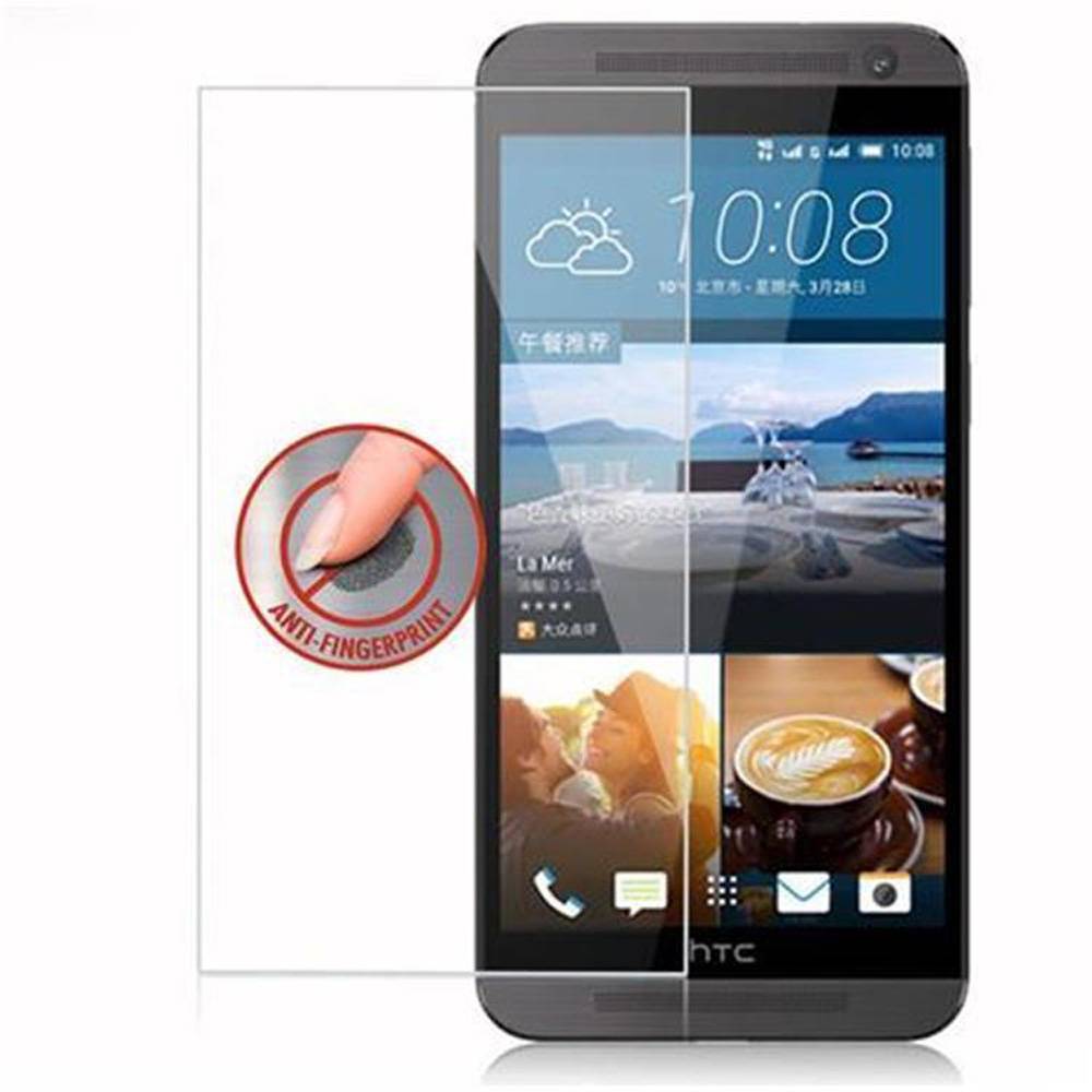 Cadorabo Panzer Folie für HTC ONE E9 Schutzfolie in Transparent Gehärtetes Tempered Display-Schutzglas