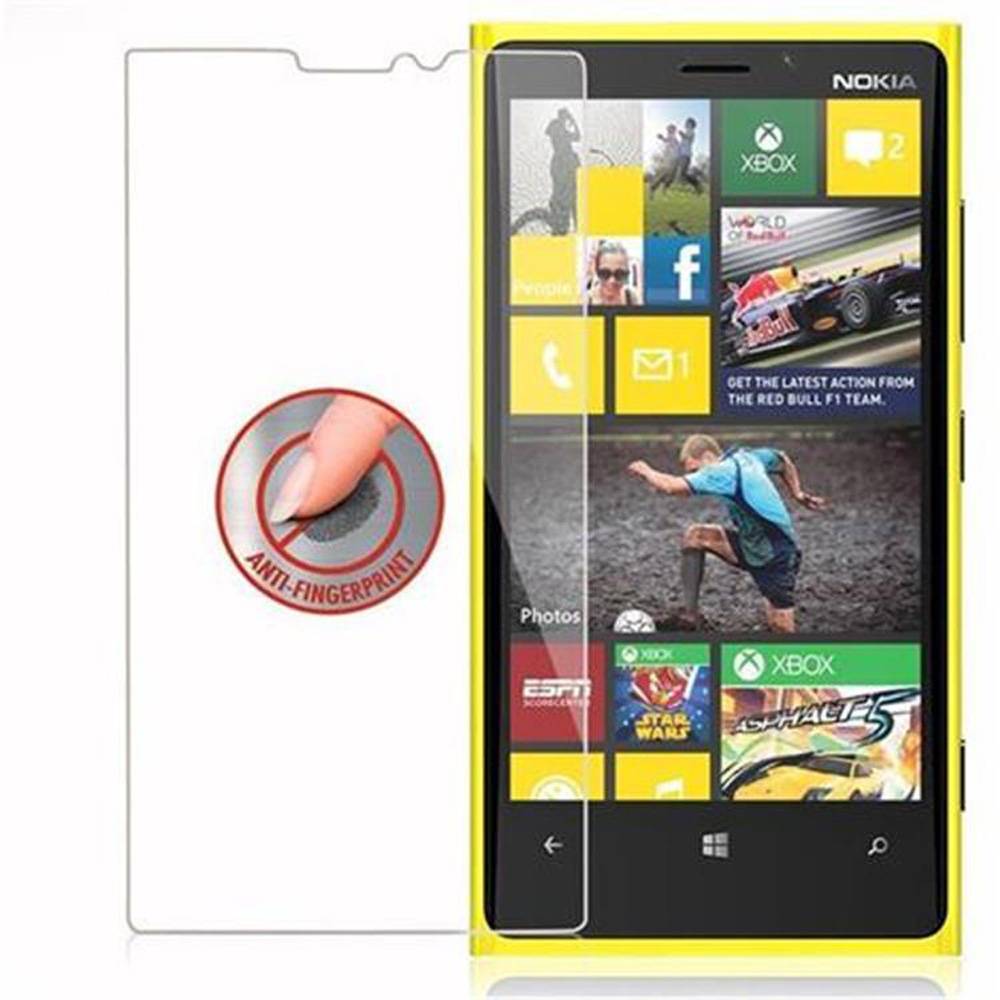 Cadorabo Panzer Folie für Nokia Lumia 920 Schutzfolie in Transparent Gehärtetes Tempered Display-Schutzglas
