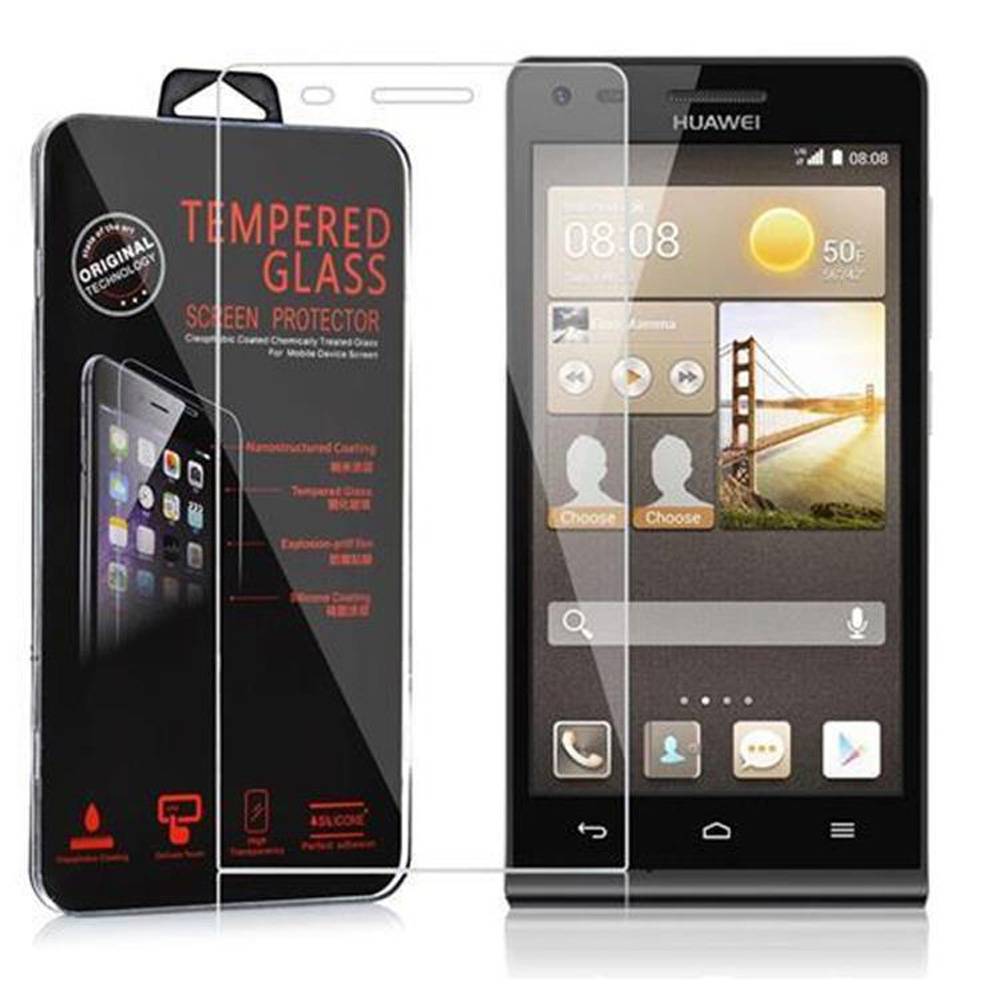 Cadorabo Panzer Folie für Huawei G6 Schutzfolie in Transparent Gehärtetes Tempered Display-Schutzglas