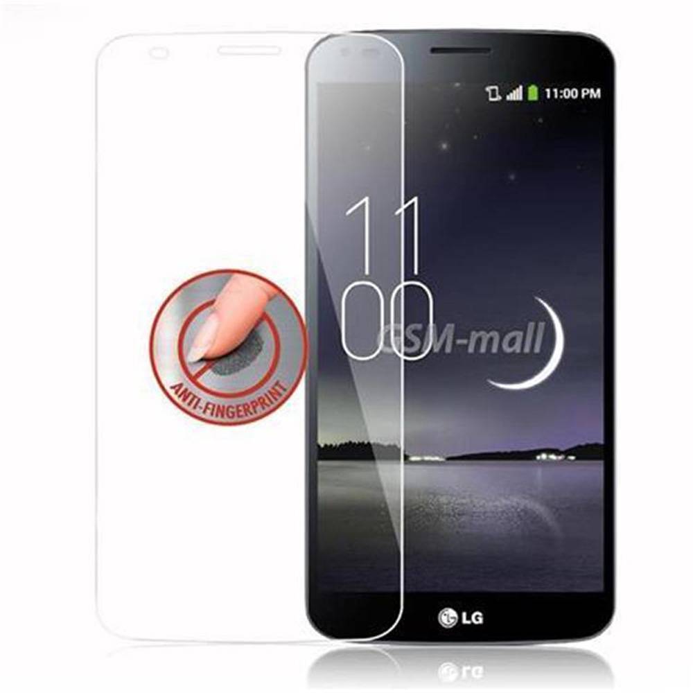 Cadorabo Panzer Folie für LG G FLEX (2.Gen.) Schutzfolie in Transparent Gehärtetes Tempered Display-Schutzglas