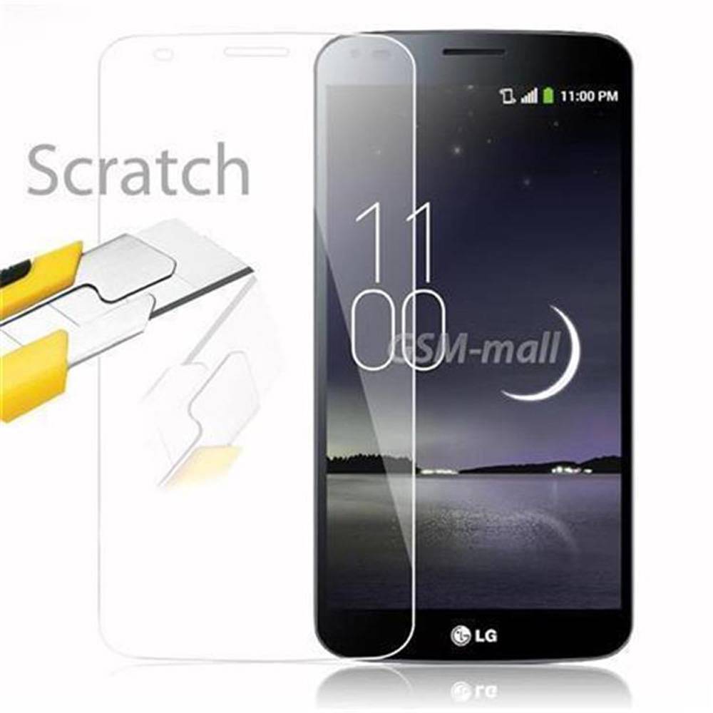 Cadorabo Panzer Folie für LG G FLEX (2.Gen.) Schutzfolie in Transparent Gehärtetes Tempered Display-Schutzglas