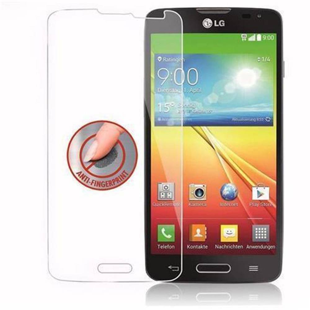 Cadorabo Panzer Folie für LG L90 (1.SIM) Schutzfolie in Transparent Gehärtetes Tempered Display-Schutzglas