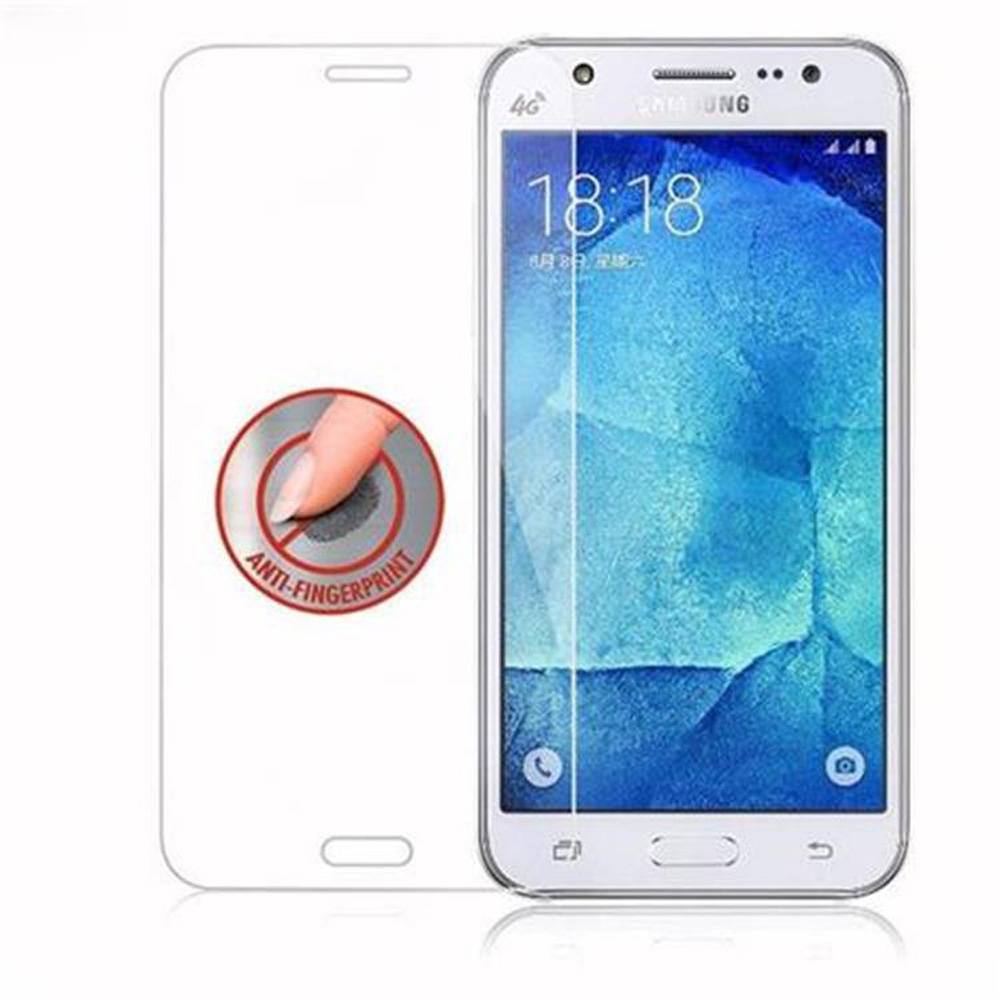 Cadorabo Panzer Folie für Samsung Galaxy J5 Schutzfolie in Transparent Gehärtetes Tempered Display-Schutzglas