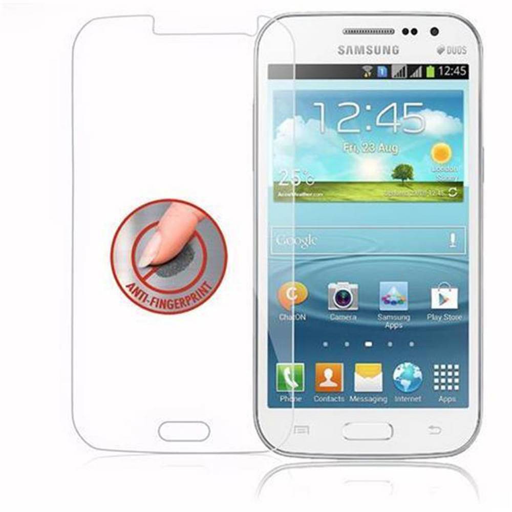 Cadorabo Panzer Folie für Samsung Galaxy WIN Schutzfolie in Transparent Gehärtetes Tempered Display-Schutzglas