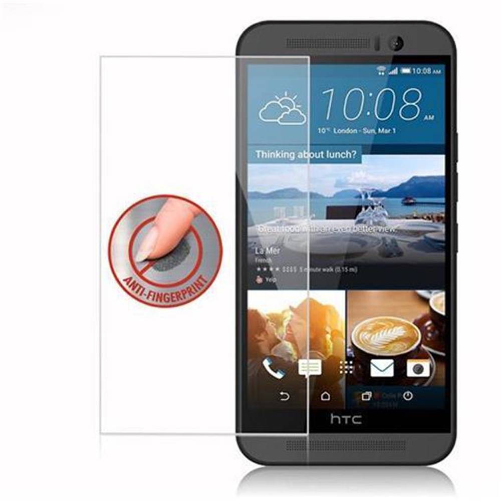 Cadorabo Panzer Folie für HTC ONE M9 (3.Gen.) Schutzfolie in Transparent Gehärtetes Tempered Display-Schutzglas