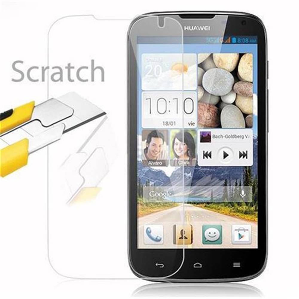 Cadorabo Panzer Folie für Huawei Ascend G610 Schutzfolie in Transparent Gehärtetes Tempered Display-Schutzglas
