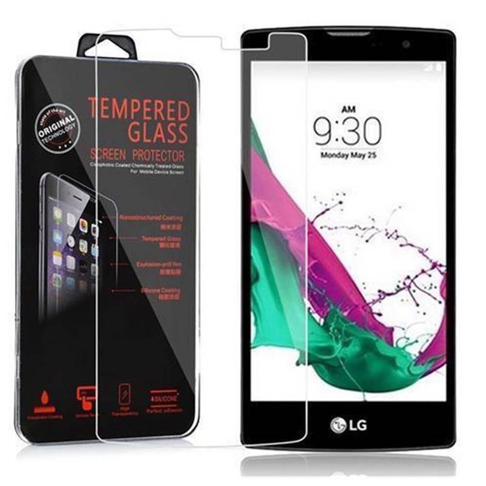 Cadorabo Panzer Folie für LG MAGNA / G4 MINI Schutzfolie in Transparent Gehärtetes Tempered Display-Schutzglas
