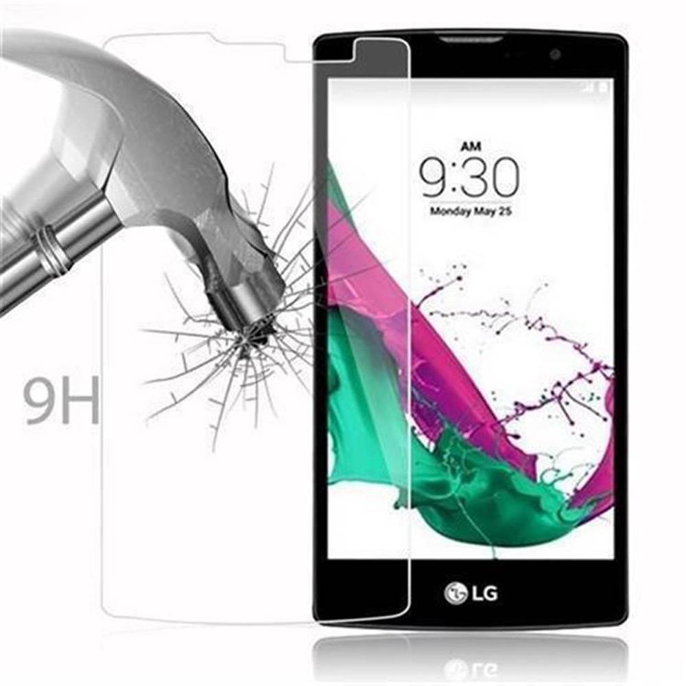 Cadorabo Panzer Folie für LG MAGNA / G4 MINI Schutzfolie in Transparent Gehärtetes Tempered Display-Schutzglas