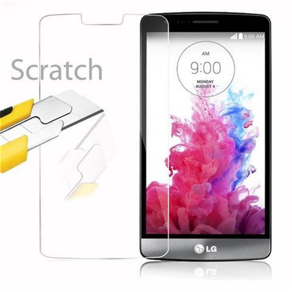 Cadorabo Panzer Folie für LG G3 MINI / G3 S Schutzfolie in Transparent Gehärtetes Tempered Display-Schutzglas