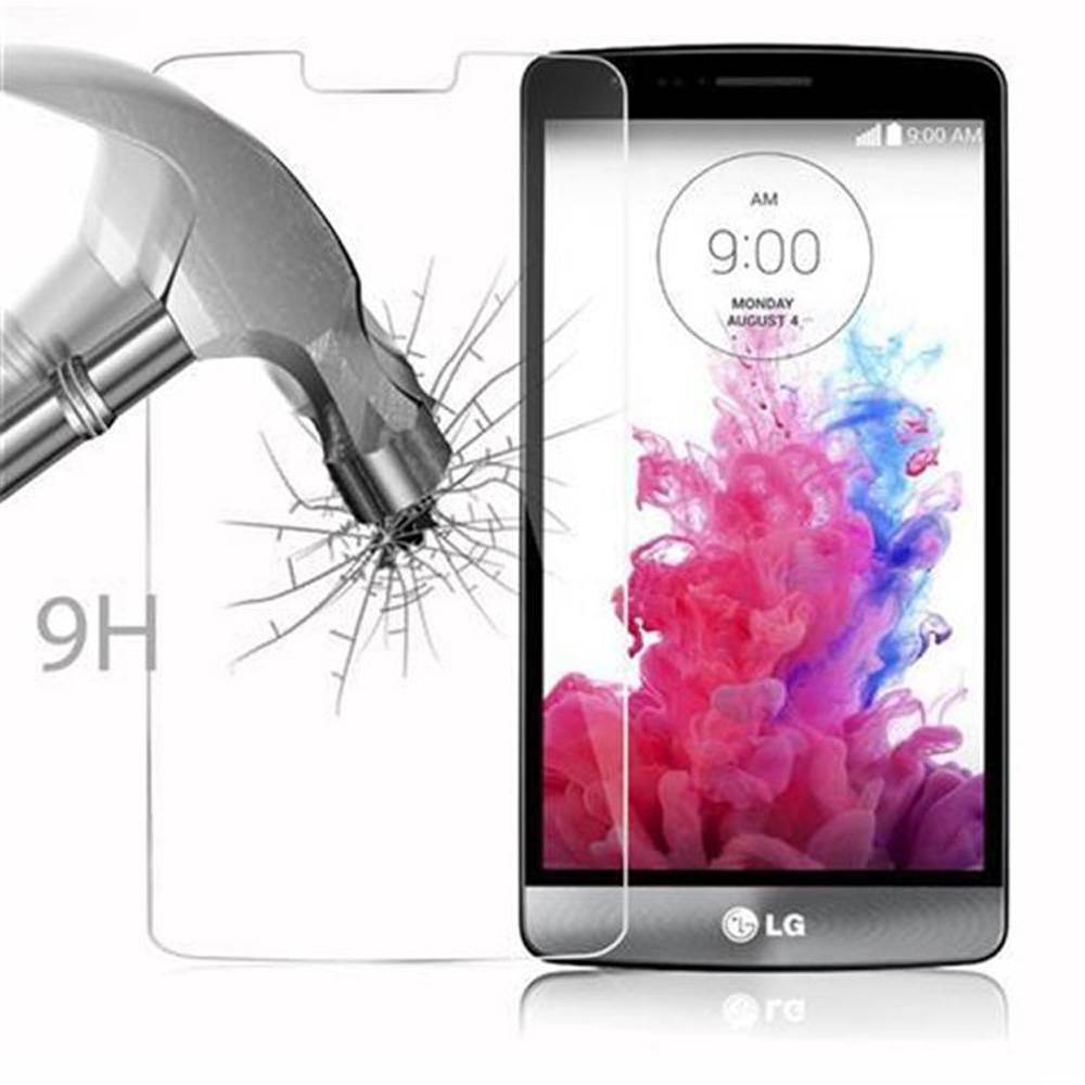Cadorabo Panzer Folie für LG G3 MINI / G3 S Schutzfolie in Transparent Gehärtetes Tempered Display-Schutzglas
