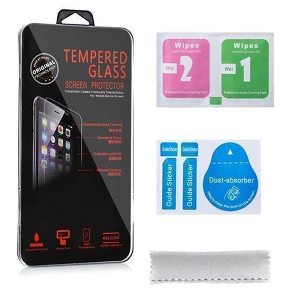 Cadorabo Panzer Folie für LG L70 (1.SIM) Schutzfolie in Transparent Gehärtetes Tempered Display-Schutzglas