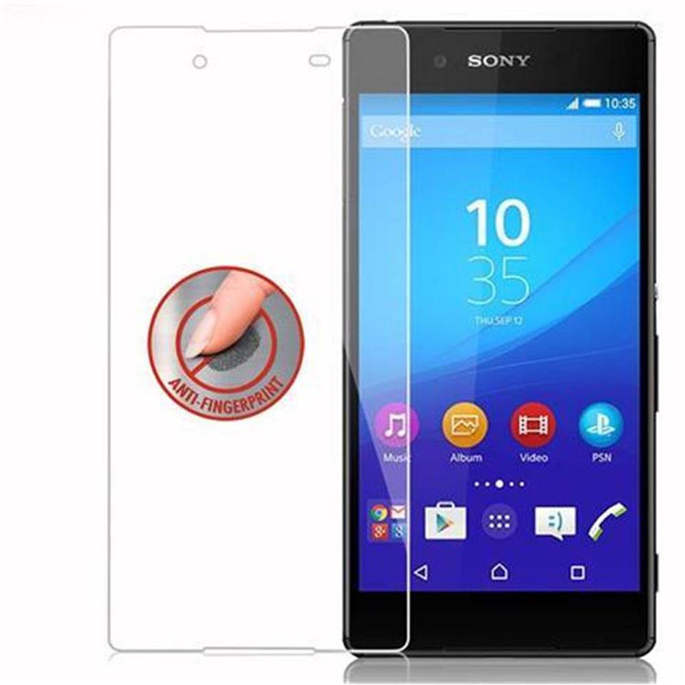 Cadorabo Panzer Folie für Sony Xperia Z4 Schutzfolie in Transparent Gehärtetes Tempered Display-Schutzglas