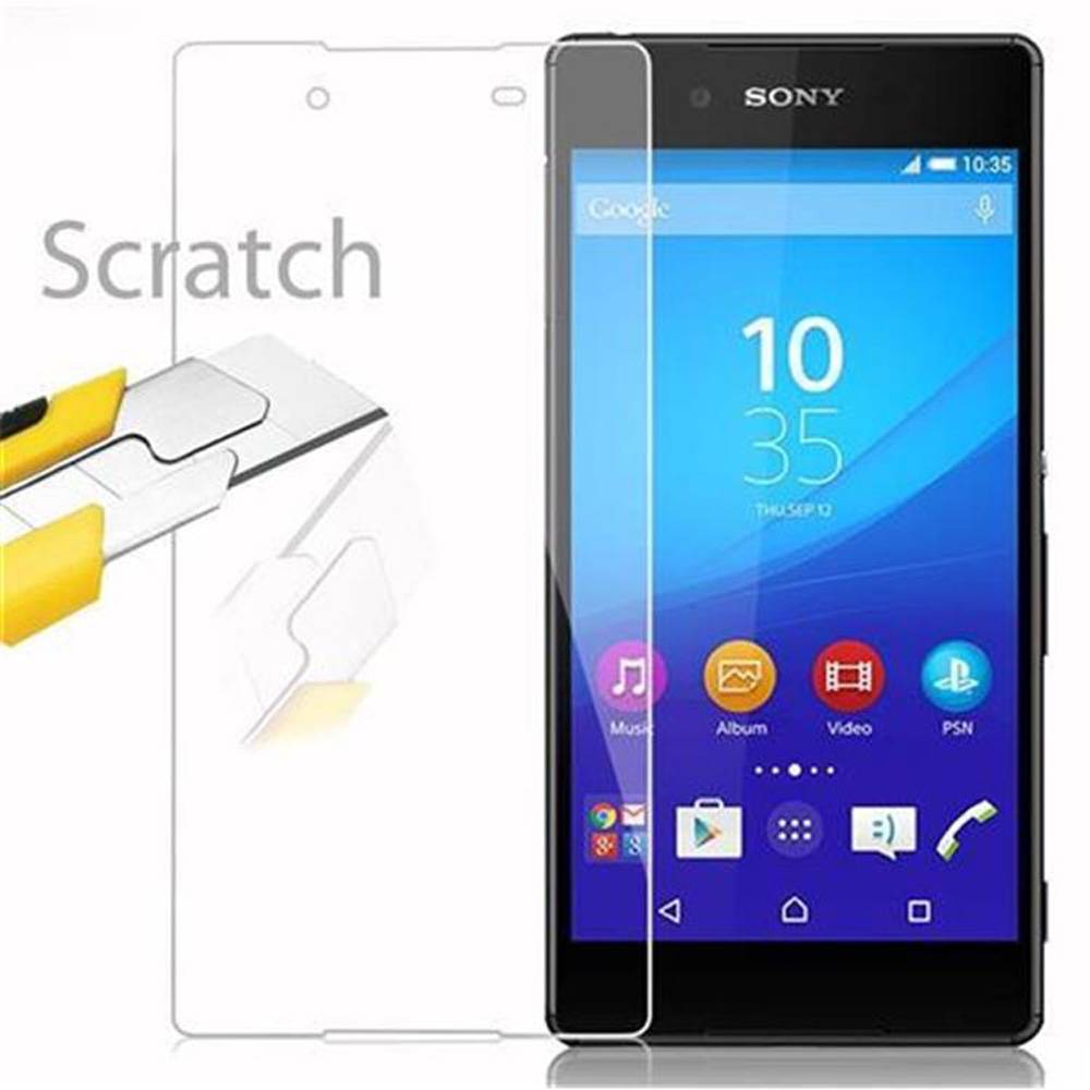 Cadorabo Panzer Folie für Sony Xperia Z4 Schutzfolie in Transparent Gehärtetes Tempered Display-Schutzglas