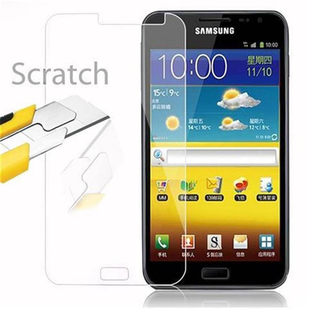 Cadorabo Panzer Folie für Samsung Galaxy NOTE Schutzfolie in Transparent Gehärtetes Tempered Display-Schutzglas