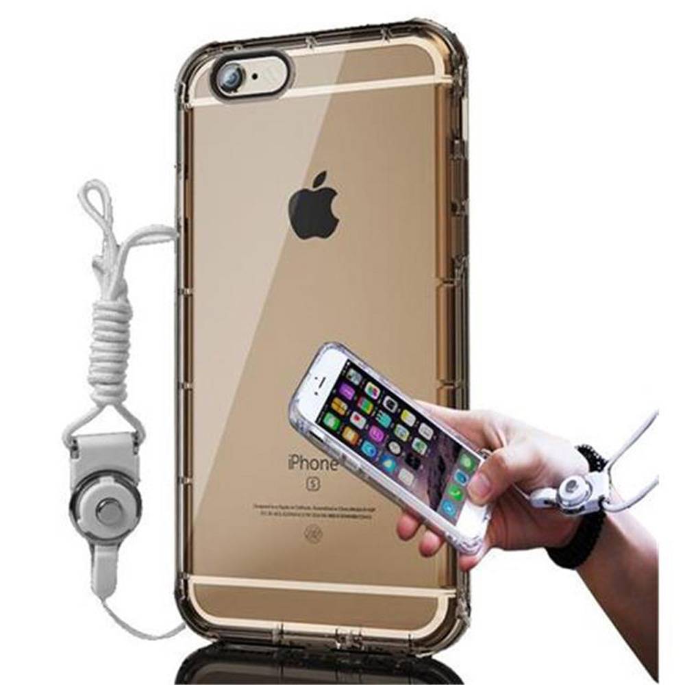 Cadorabo Hülle für Apple iPhone 6 / 6S Schutzhülle in Gelb Cover Case Handyhülle Etui TPU Silikon