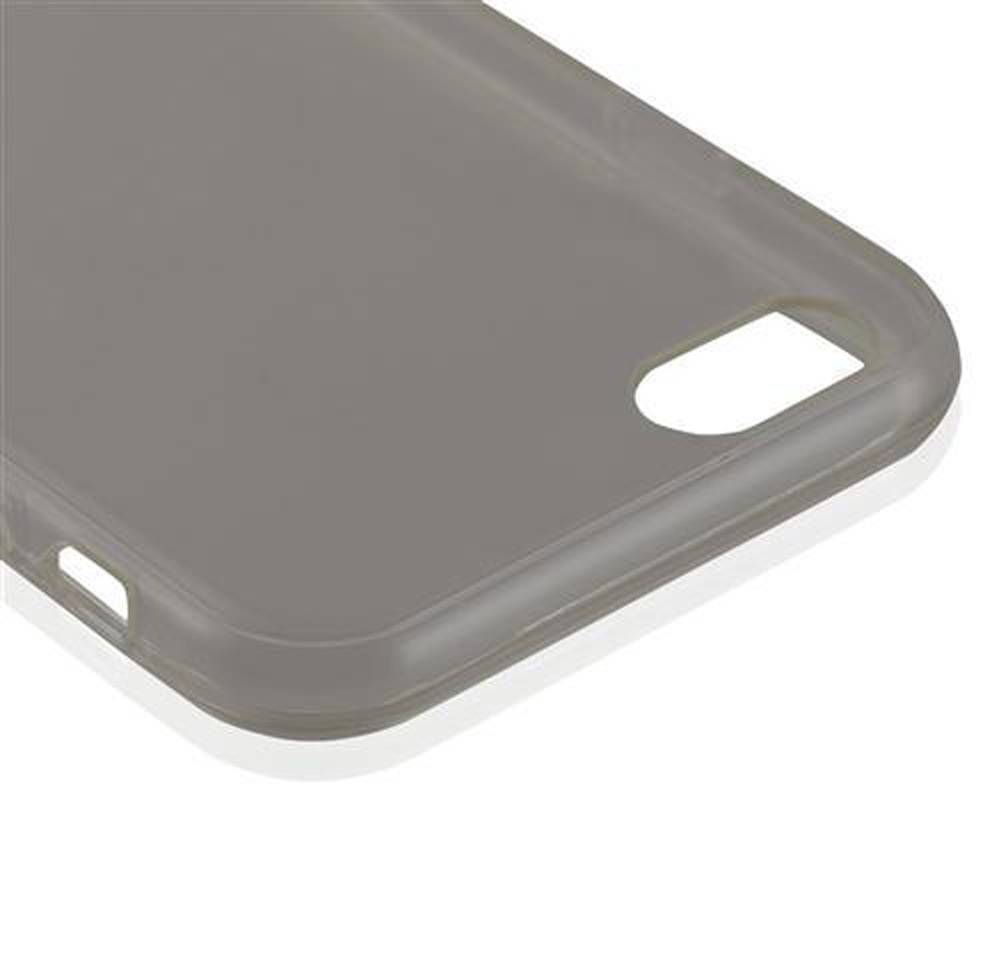 Cadorabo Hülle für Apple iPhone 6 / 6S Schutz Hülle in Schwarz Schutzhülle TPU Silikon Cover Etui Case