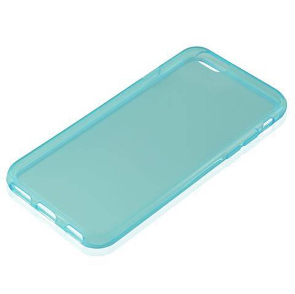 Cadorabo Hülle für Apple iPhone 6 / 6S Schutz Hülle in Blau Schutzhülle TPU Silikon Cover Etui Case