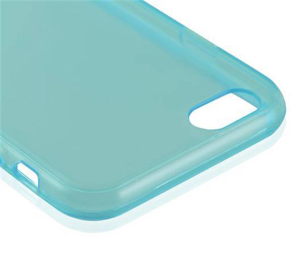 Cadorabo Hülle für Apple iPhone 6 / 6S Schutz Hülle in Blau Schutzhülle TPU Silikon Cover Etui Case