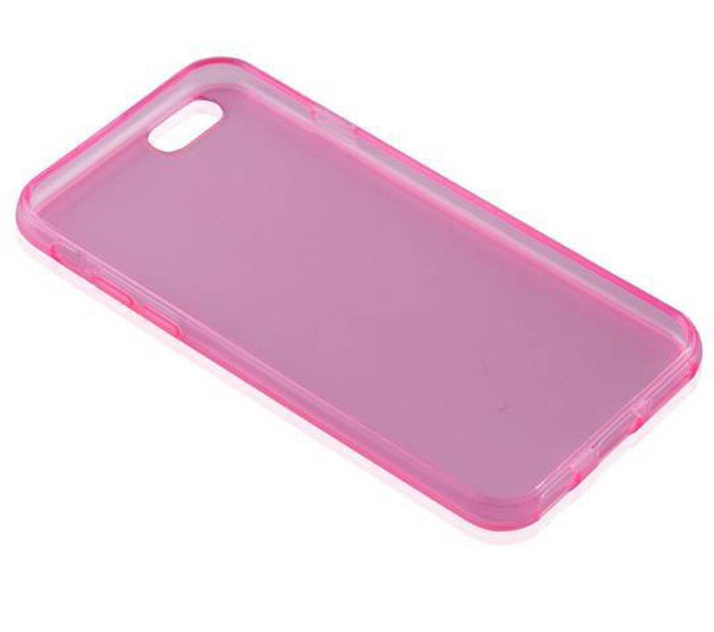 Cadorabo Hülle für Apple iPhone 6 / 6S Schutz Hülle in Pink Schutzhülle TPU Silikon Cover Etui Case