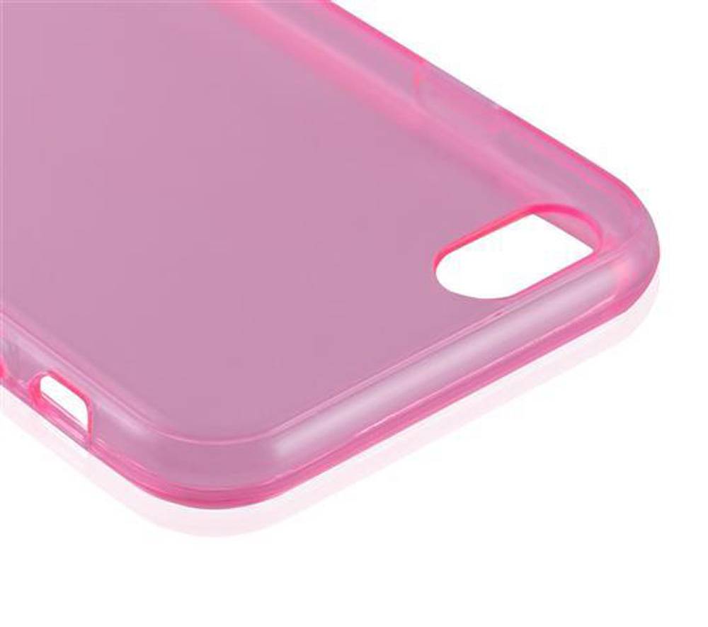 Cadorabo Hülle für Apple iPhone 6 / 6S Schutz Hülle in Pink Schutzhülle TPU Silikon Cover Etui Case