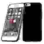 Cadorabo Hülle für Apple iPhone 6 PLUS / 6S PLUS Schutz Hülle in Schwarz Schutzhülle TPU Silikon Cover Etui Case