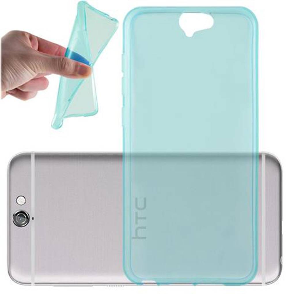 Cadorabo Hülle für HTC ONE A9 Schutz Hülle in Blau Schutzhülle TPU Silikon Cover Etui Case