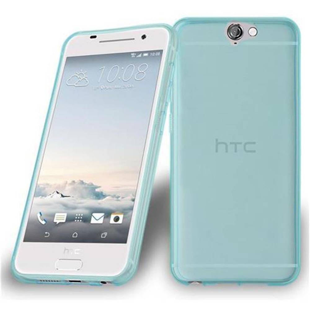 Cadorabo Hülle für HTC ONE A9 Schutz Hülle in Blau Schutzhülle TPU Silikon Cover Etui Case