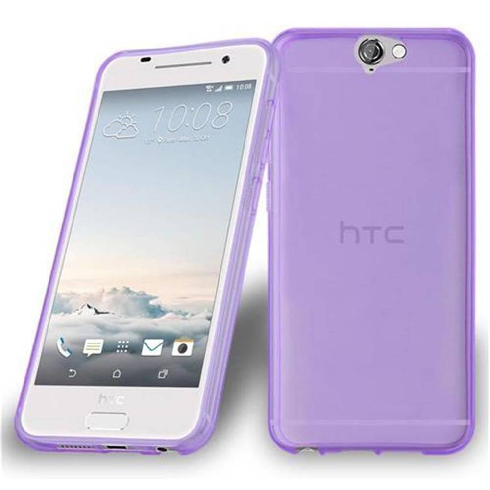Cadorabo Hülle für HTC ONE A9 Schutz Hülle in Lila Schutzhülle TPU Silikon Cover Etui Case