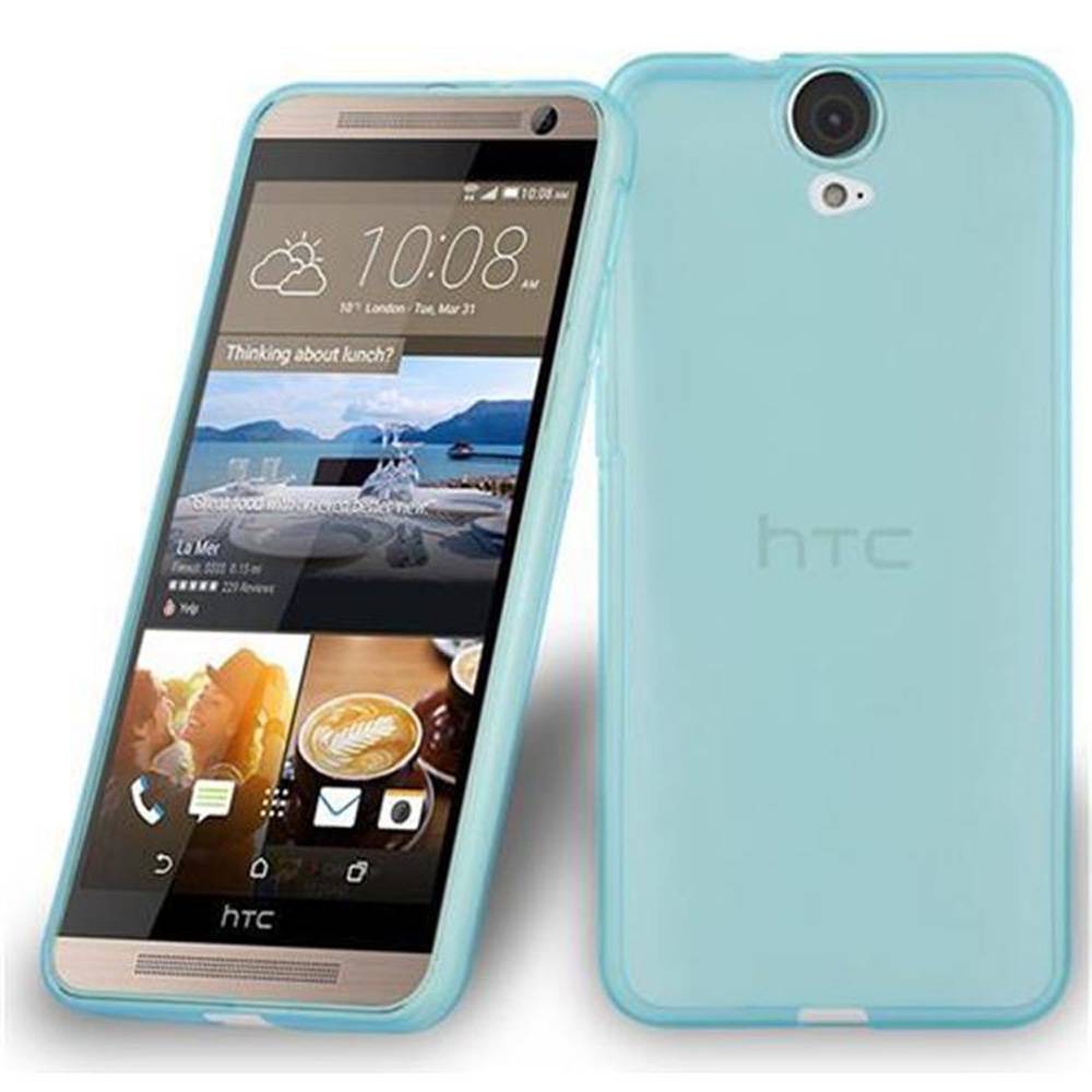 Cadorabo Hülle für HTC ONE E9 Schutz Hülle in Blau Schutzhülle TPU Silikon Cover Etui Case