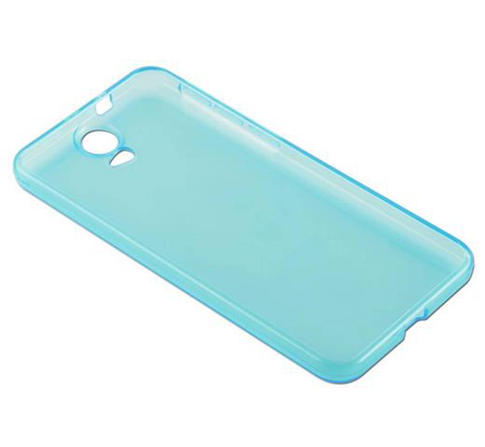 Cadorabo Hülle für HTC ONE E9 Schutz Hülle in Blau Schutzhülle TPU Silikon Cover Etui Case