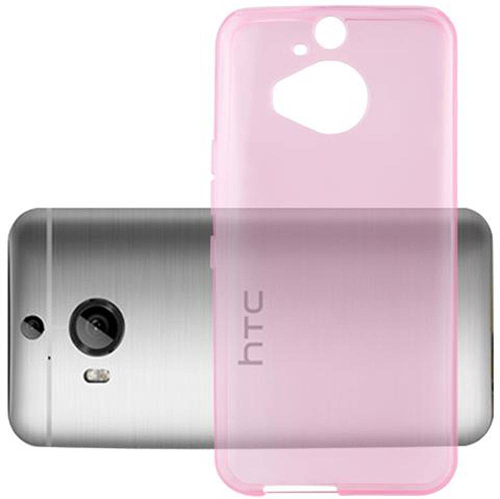 Cadorabo Hülle für HTC ONE M9 PLUS / ONE ME Schutz Hülle in Pink Schutzhülle TPU Silikon Cover Etui Case