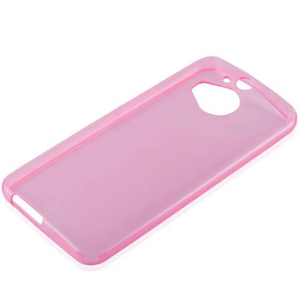 Cadorabo Hülle für HTC ONE M9 PLUS / ONE ME Schutz Hülle in Pink Schutzhülle TPU Silikon Cover Etui Case