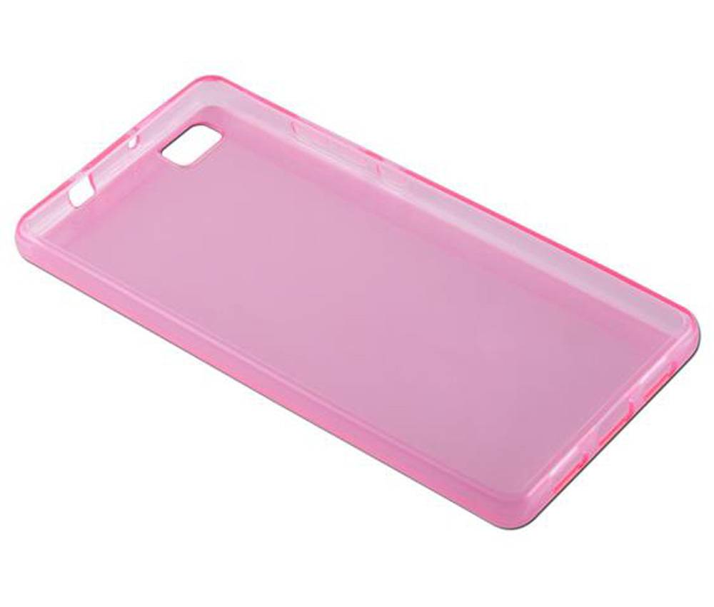 Cadorabo Hülle für Huawei P8 LITE 2015 Schutz Hülle in Pink Schutzhülle TPU Silikon Cover Etui Case