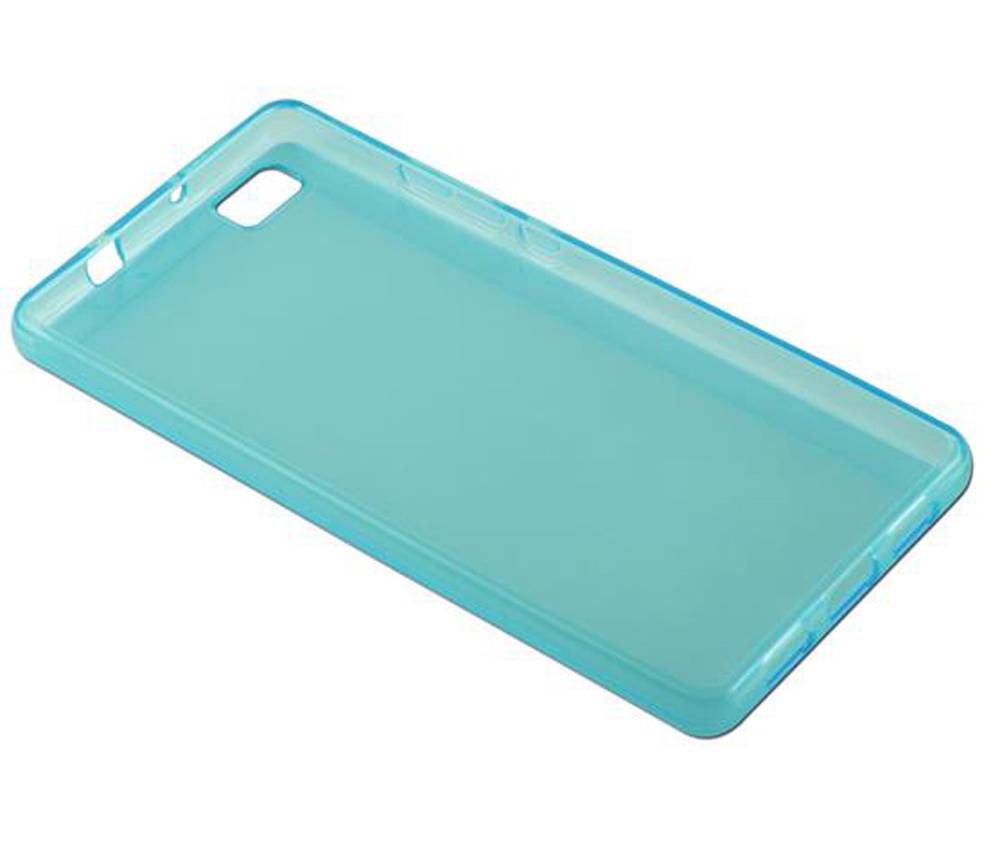 Cadorabo Hülle für Huawei P8 LITE 2015 Schutz Hülle in Blau Schutzhülle TPU Silikon Cover Etui Case
