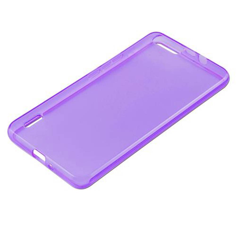 Cadorabo Hülle für Honor 6 PLUS Schutz Hülle in Lila Schutzhülle TPU Silikon Cover Etui Case