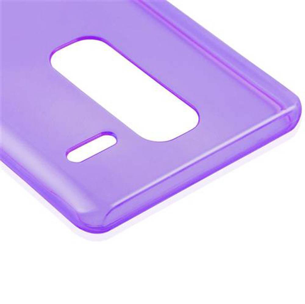 Cadorabo Hülle für LG CLASS Schutz Hülle in Lila Schutzhülle TPU Silikon Cover Etui Case