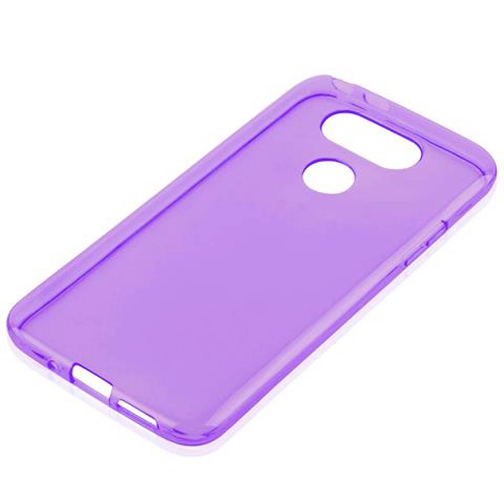 Cadorabo Hülle für LG G5 Schutz Hülle in Lila Schutzhülle TPU Silikon Cover Etui Case