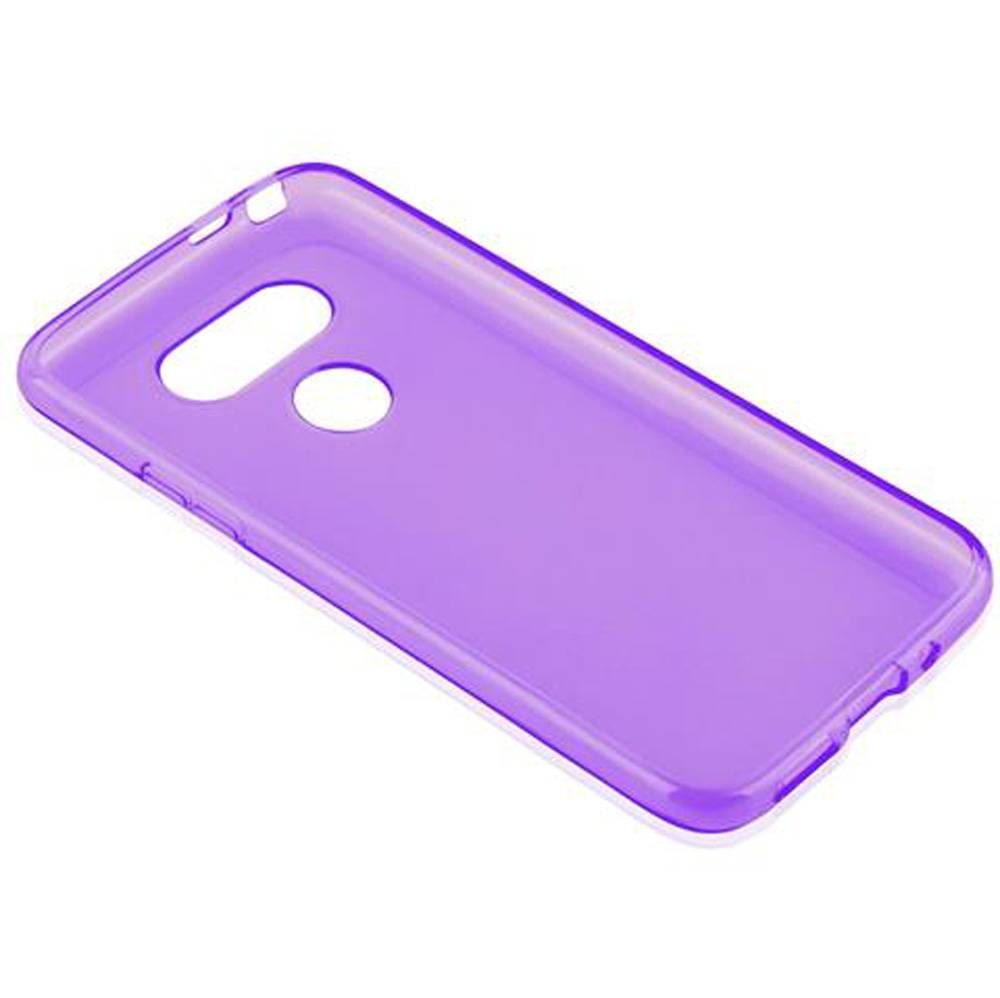 Cadorabo Hülle für LG G5 Schutz Hülle in Lila Schutzhülle TPU Silikon Cover Etui Case