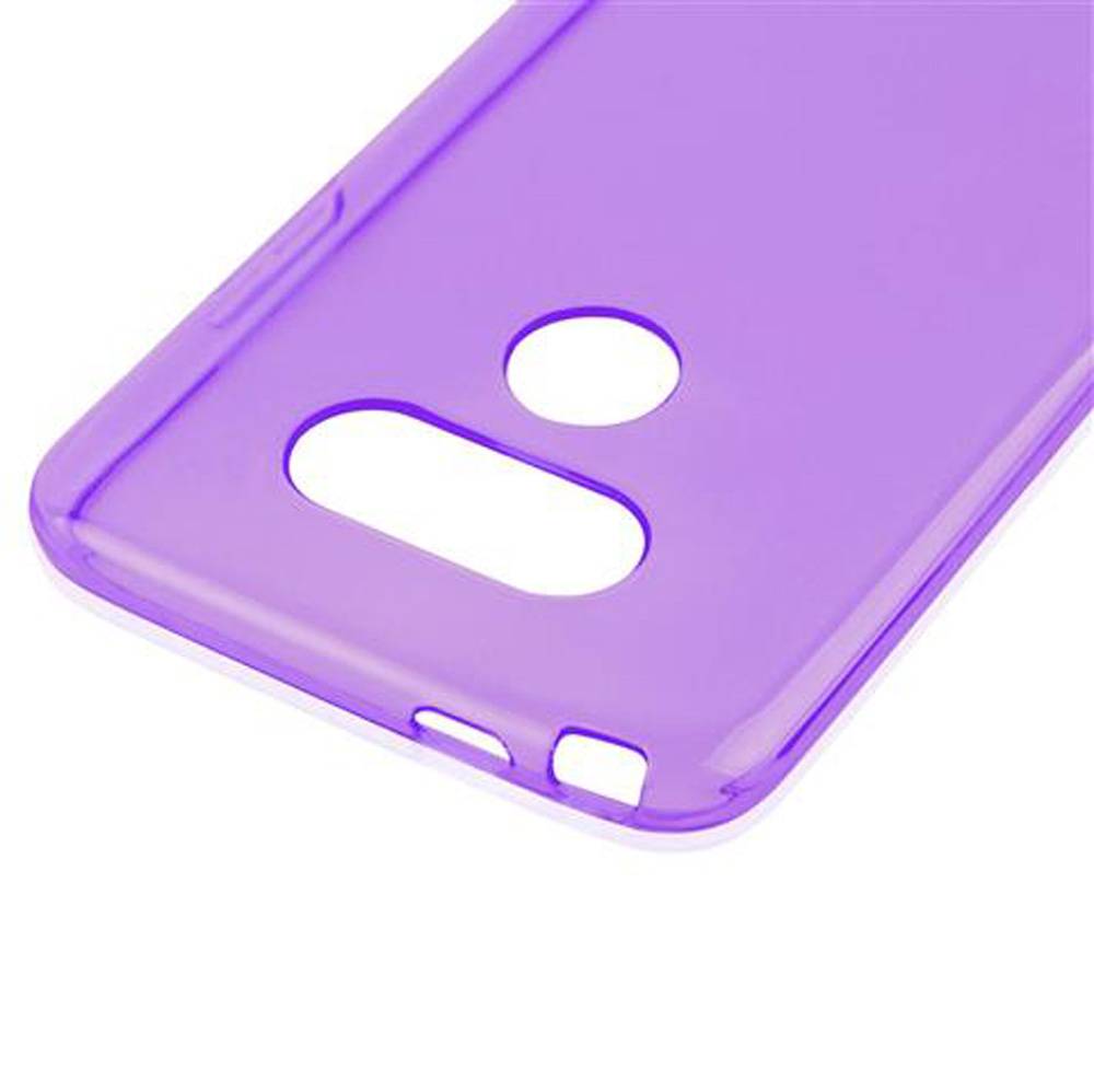 Cadorabo Hülle für LG G5 Schutz Hülle in Lila Schutzhülle TPU Silikon Cover Etui Case